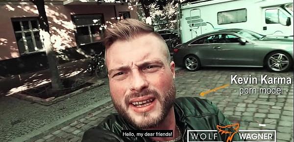  Public sex in Berlin for HarleenVan Hynten goes wild! WolfWagner.com